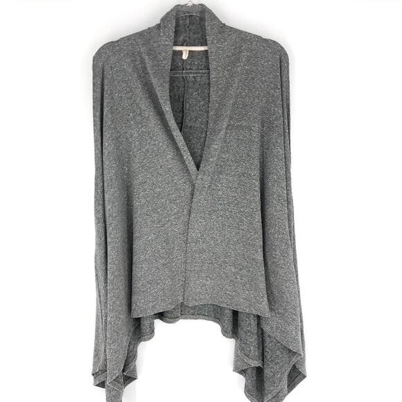 Lanston Oversized Sweater Vest Grey Small